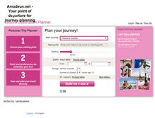 Tablet Screenshot of amadeus.yourtour.com